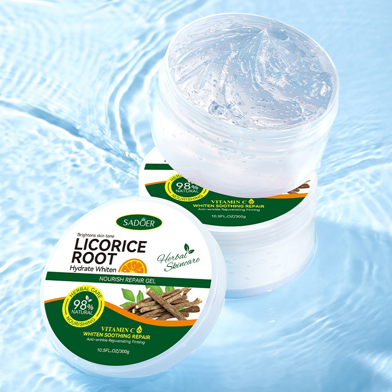 Sadoer Licorice Root Vitamin C Hydrate Whiten Nourish Repair Gel