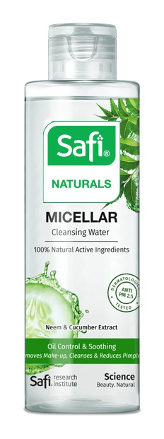 Safi Naturals Micellar Cleansing Water With Neem And Cucumbers Extract