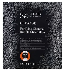 Sanctuary Spa Purifying Charcoal Bubble Sheet Mask