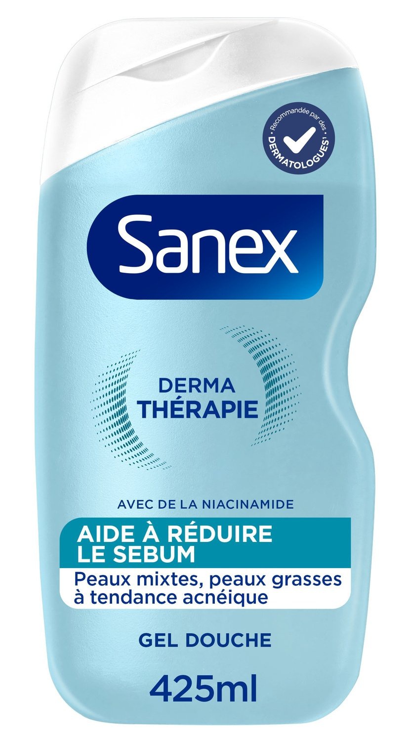 Sanex Crème De Douche Derma Thérapie Réduction De Sebum