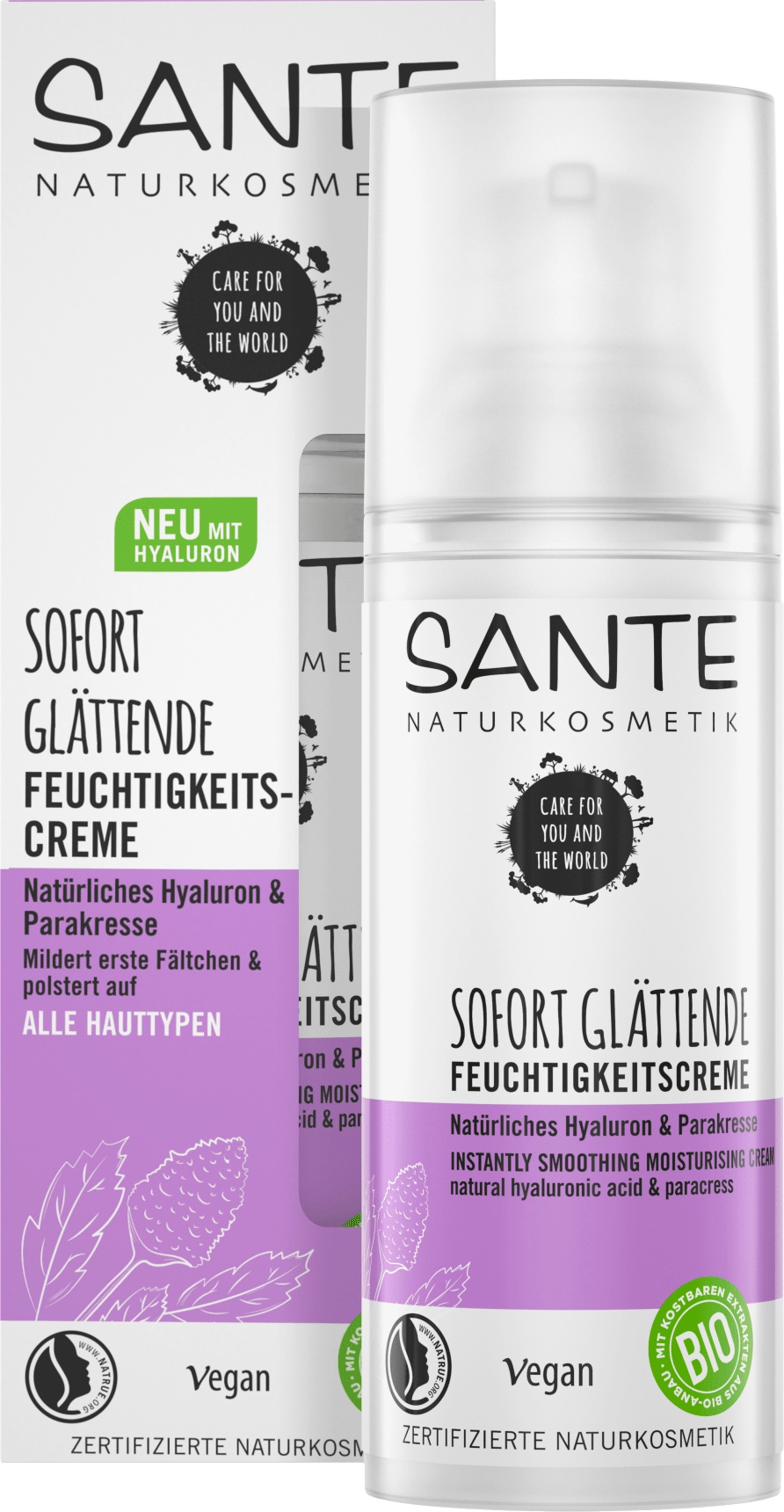 Sante Serum Sofort Glättend Parakresse & Hyaluron Booster