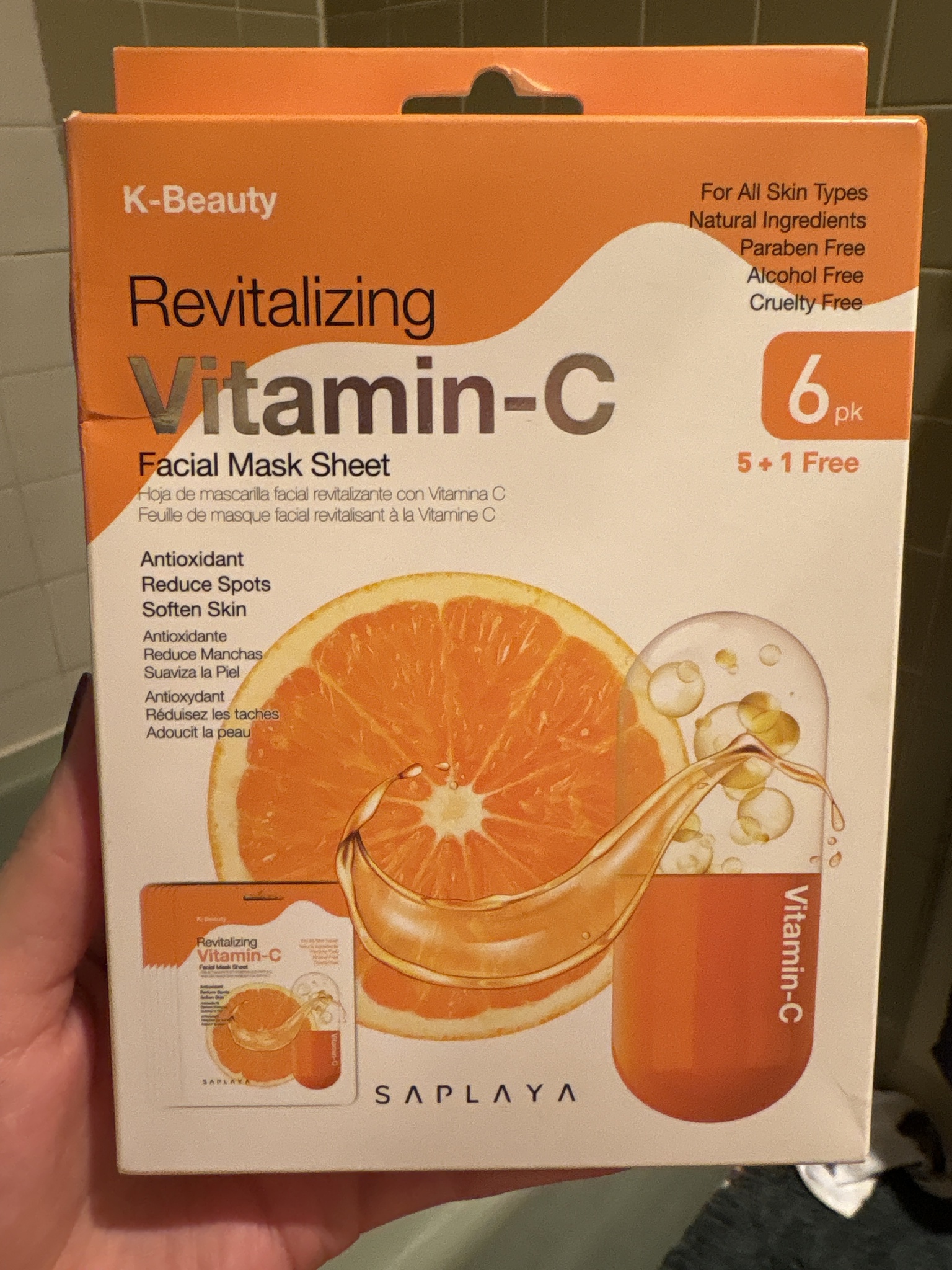 Saplaya Revitalizing Vitamin-c Facial Mask Sheet