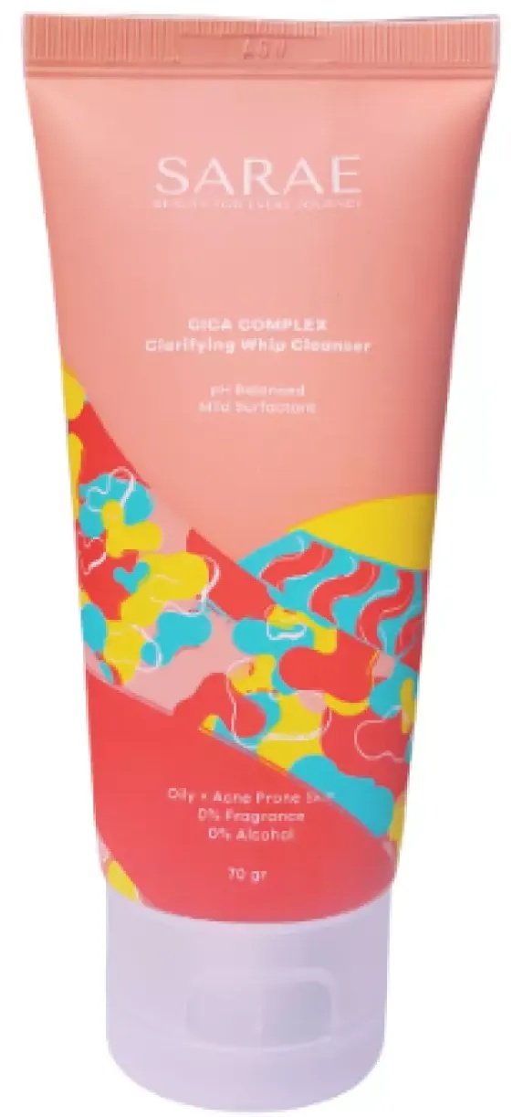 Sarae Clarifying Whip Cleanser With Cica - Facial Wash