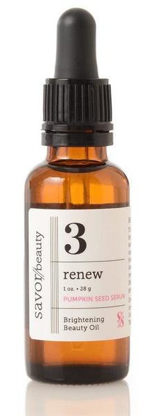 Savor Beauty Renew Pumpkin Seed Brightening Organic Serum