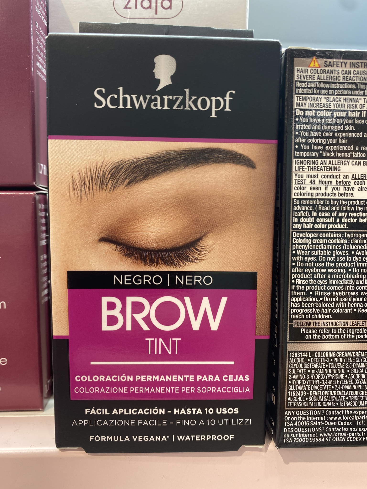 Schwarzkopf Brow Tint Negro