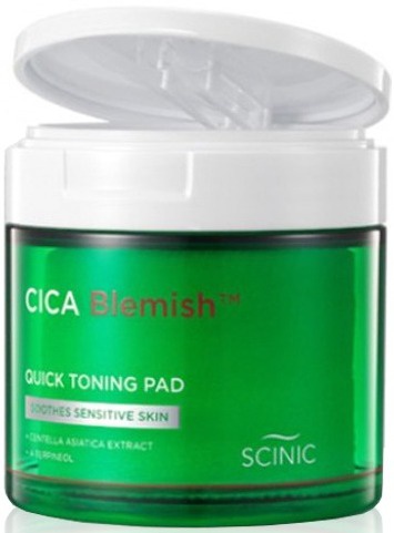 Scinic Cica Blemish Quick Toning Pad