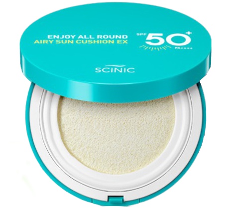Scinic Enjoy All Around Airy Sun Cushion Ex SPF50+ Pa++++