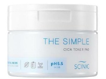 Scinic The Simple Cica Toner Pad