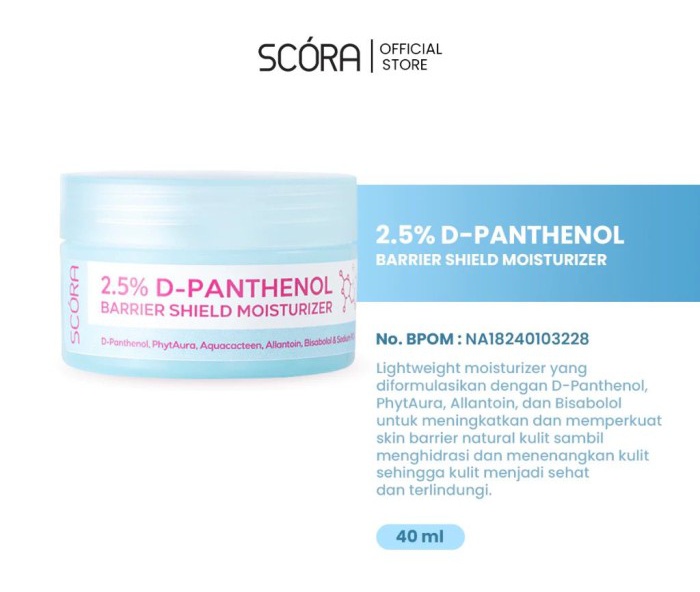 Scora 2,5% D-panthenol Barrier Shield Moisturizer