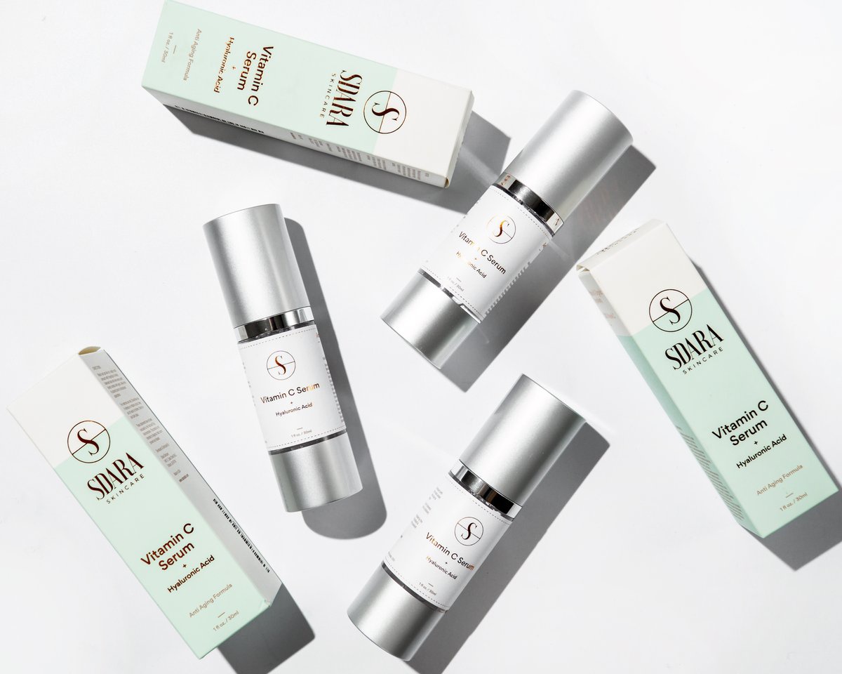Sdara Skincare Vitamin C + Hyaluronic Acid Serum