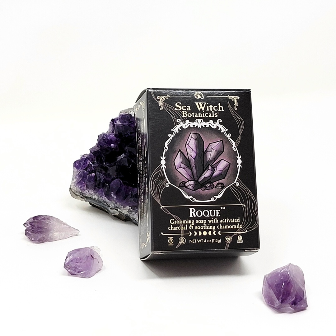 Sea Witch Botanicals Roque: Activated Charcoal And Chamomile Grooming Soap