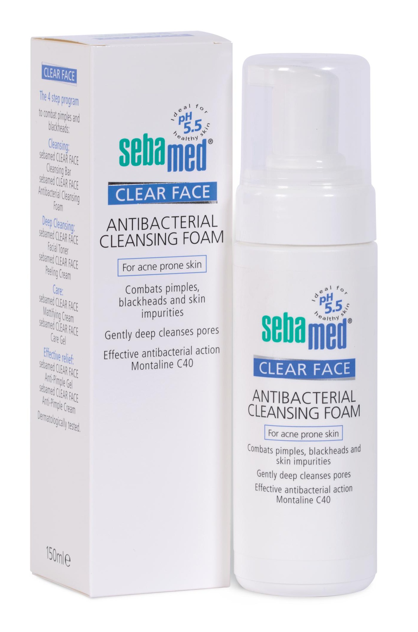 Sebamed Clear Face Antibacterial Cleansing Foam
