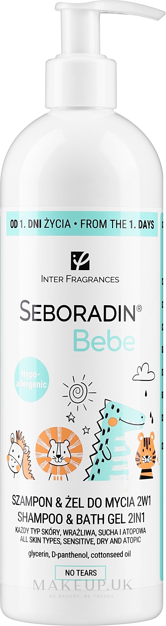Seboradin 2 In 1 Shampoo And Bath Gel For Baby