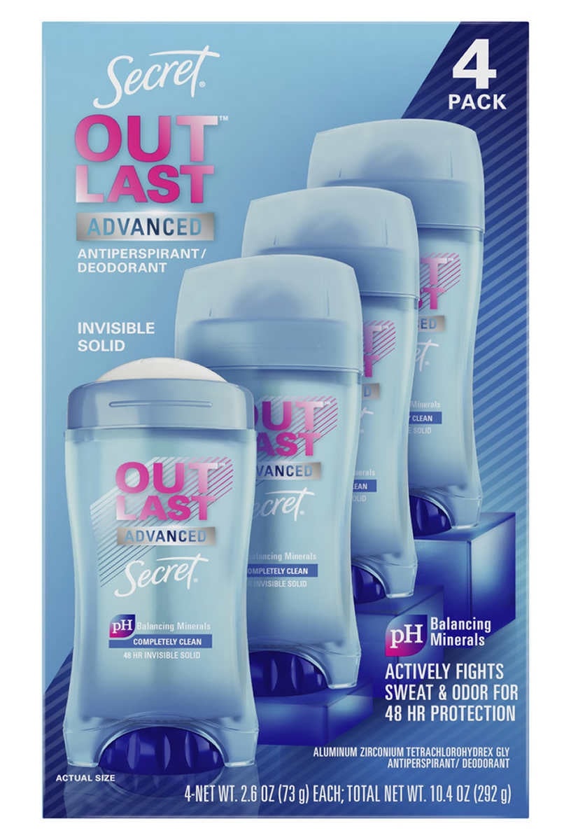 Secret Outlast Advanced Antiperspirant Invisble Solid