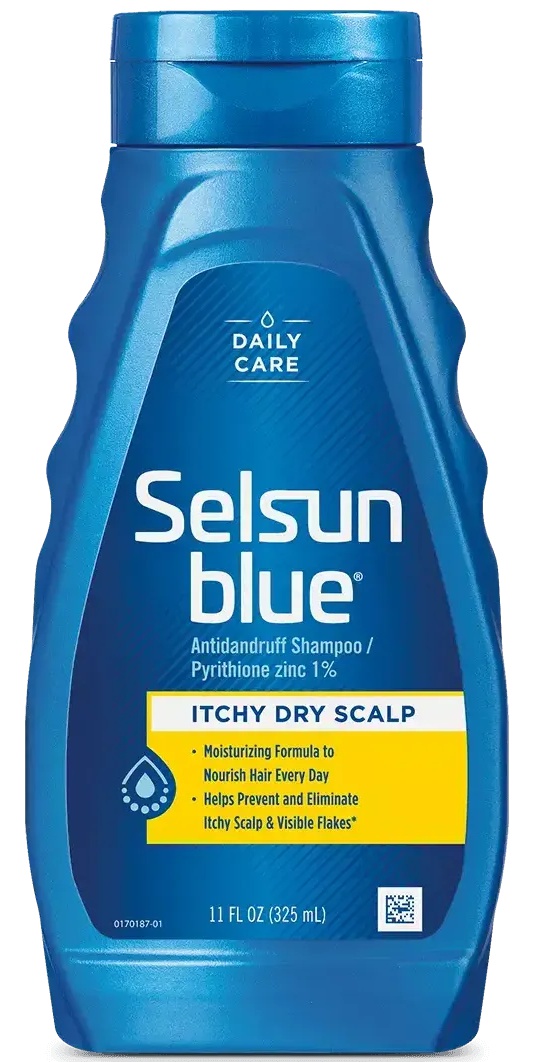Selsun Blue Itchy Dry Scalp Antidandruff Shampoo