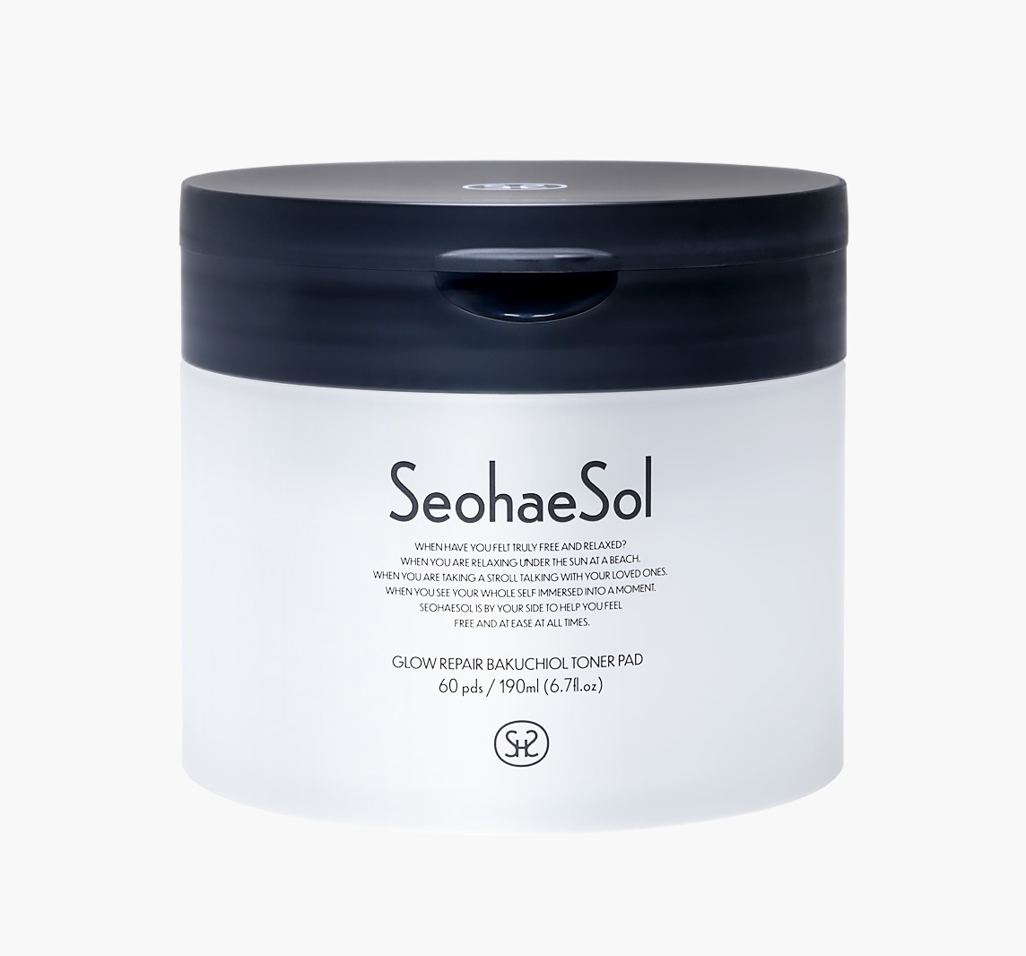 SeohaeSol Glow Repair Bakuchiol Toner Pad