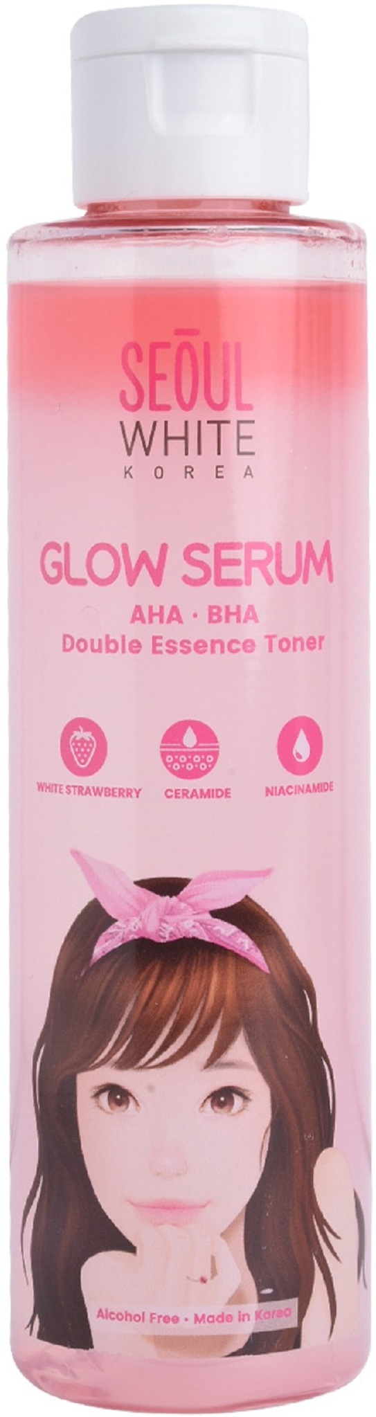 Seoul White Glow Serum Double Essence Toner