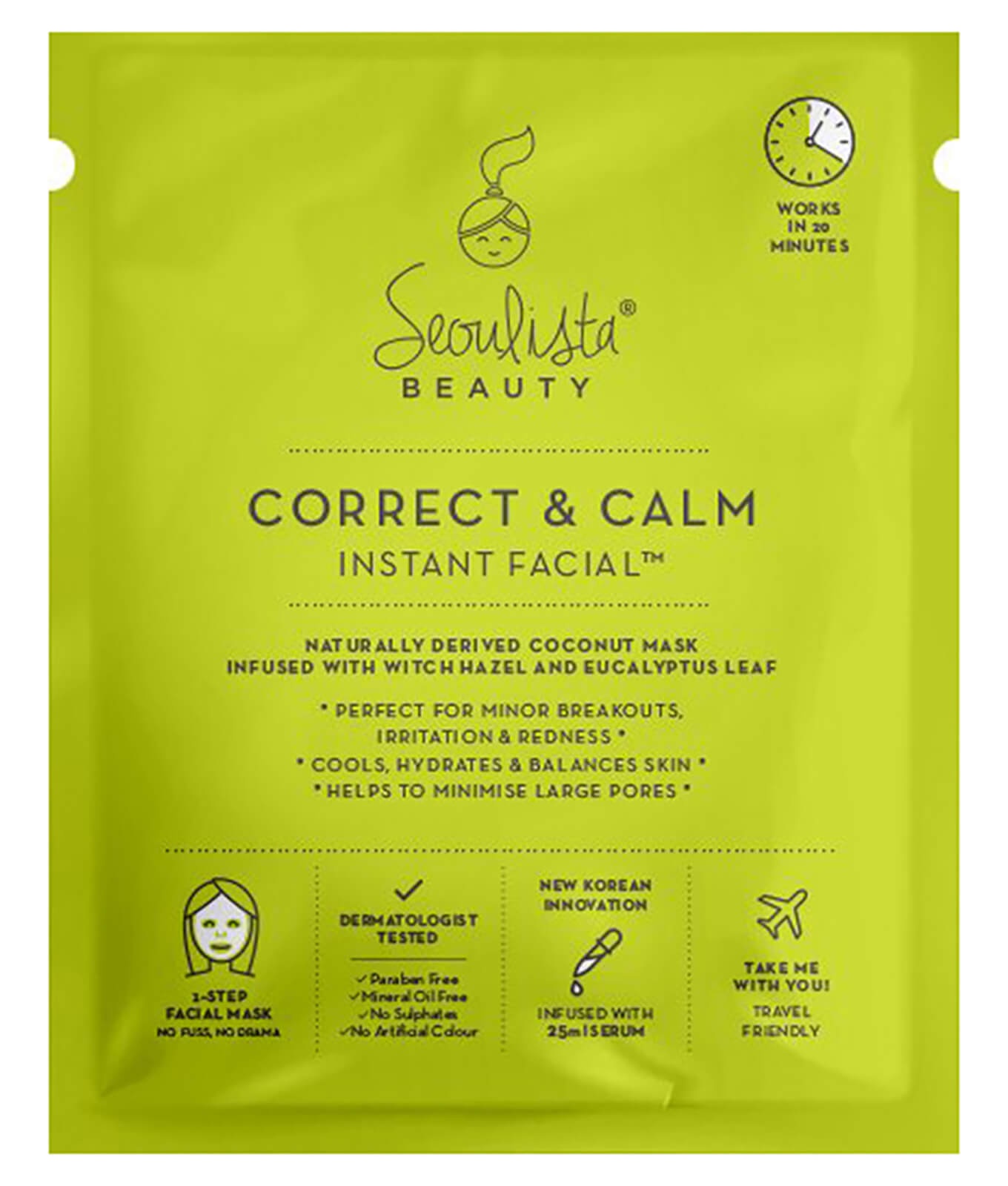 Seoulista Beauty Correct And Calm Instant Facial