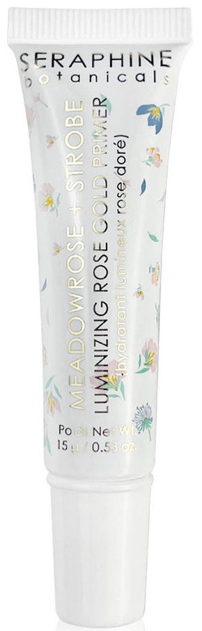 Seraphine Botanicals Meadowrose + Strobe - Luminizing Rose Gold Primer