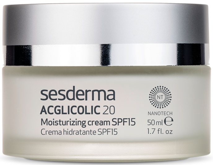 Sesderma ACGLICOLIC 20 Moisturizing Cream SPF 15