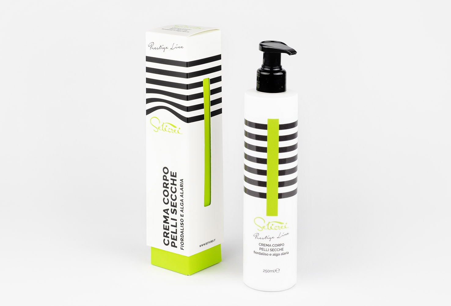 Seticrei Body Cream For Dry Skin With Cornflower And Alaria Seaweed