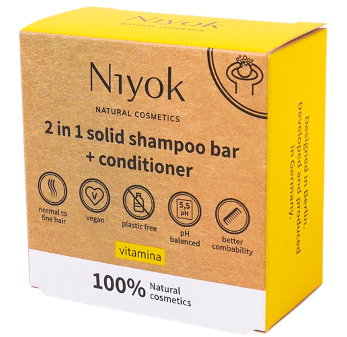 Shampoo bar Solid Shampoo + Conditioner (2 In 1) - Vitamina
