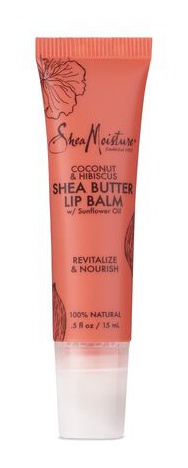 Shea Moisture Coconut And Hibiscus Shea Butter Vegan Lip Balm