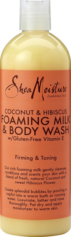 Shea Moisture Coconut & Hibiscus Foam Body Wash
