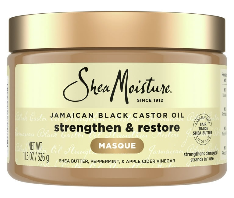 Shea Moisture Jamaican Black Castor Oil Strengthen & Restore Treatment Masque