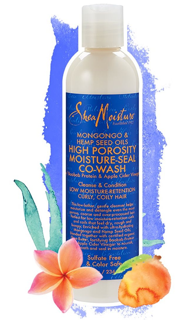 Shea Moisture Mongongo & Hemp Seed Oils High Porosity Moisture-Seal Co-Wash