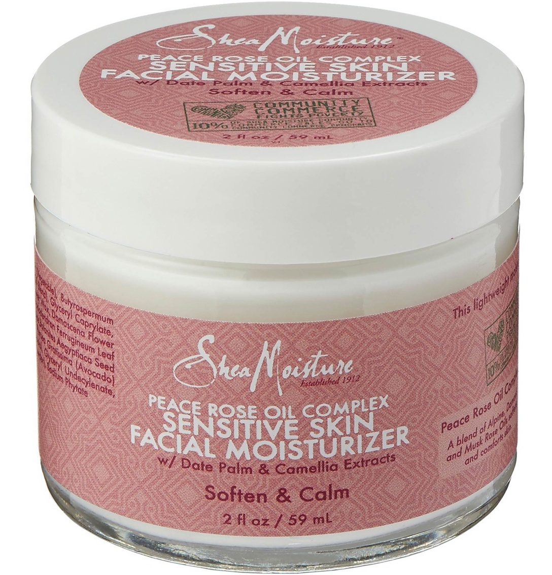 Shea Moisture Peace Rose Oil Complex Sensitive Skin Facial Moisturizer