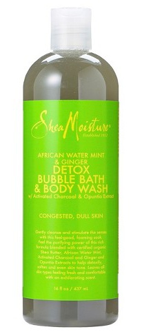 SheaMoisture African Water Mint Bubble Bath Body Wash