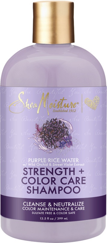 SheaMoisture Purple Rice Water Strength & Color Care Shampoo