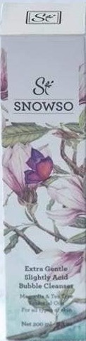 Si Snowso Blooming Neroli Bubble Cleanser