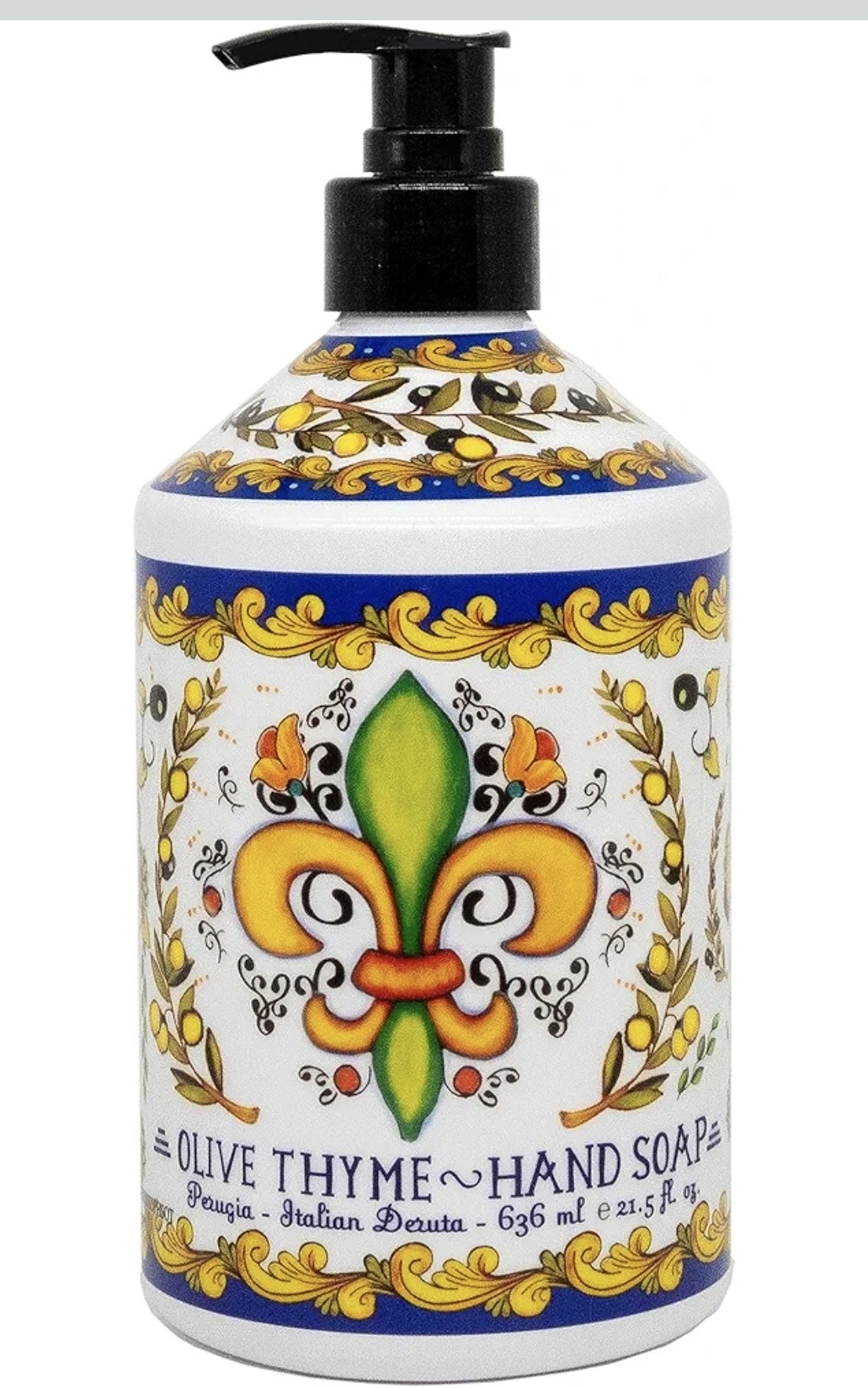 Sicilian Deruta Olive Thyme Hand Soap