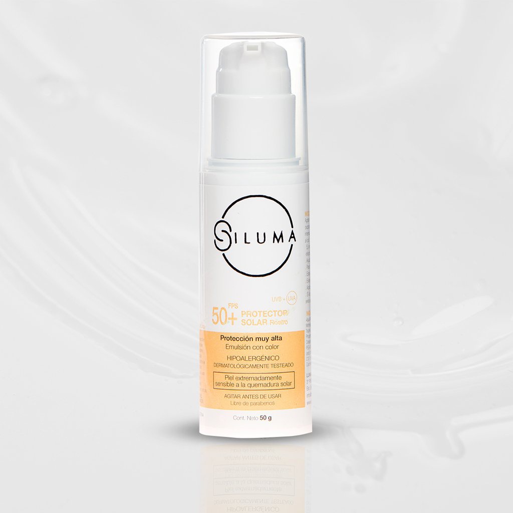 Siluma Protector Solar Rostro Fps 50+ Color