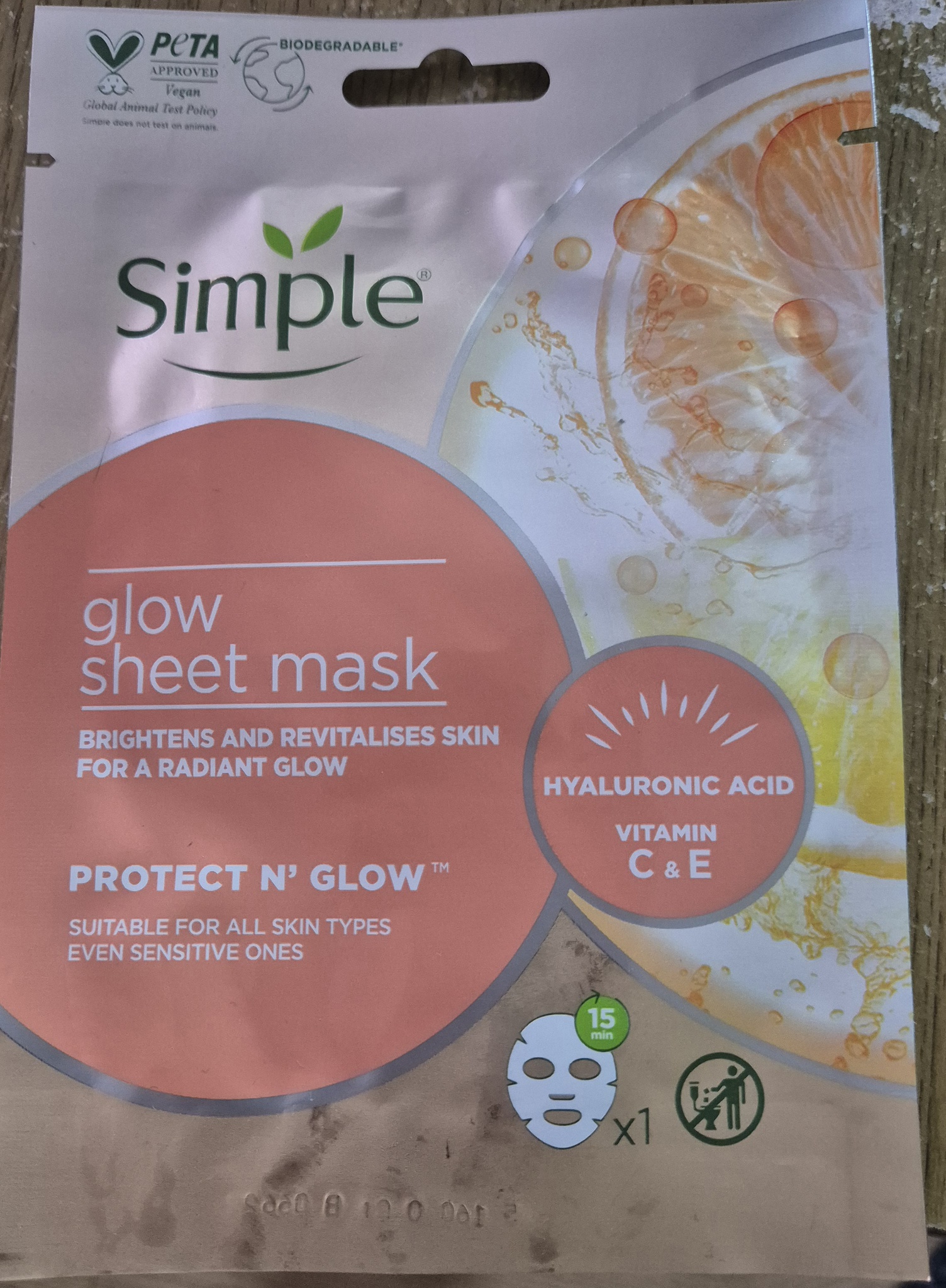 Simple Glow Sheet Mask
