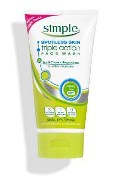 Simple Spotless Skin Triple Action Face Wash