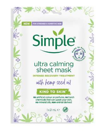 Simple Ultra Calming Sheet Mask