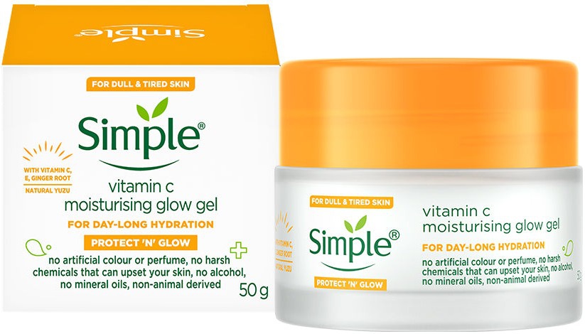 Simple Vitamin C Moisturising Glow Gel
