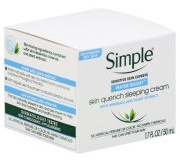 Simple Water Boost Skin Quench Sleeping Cream