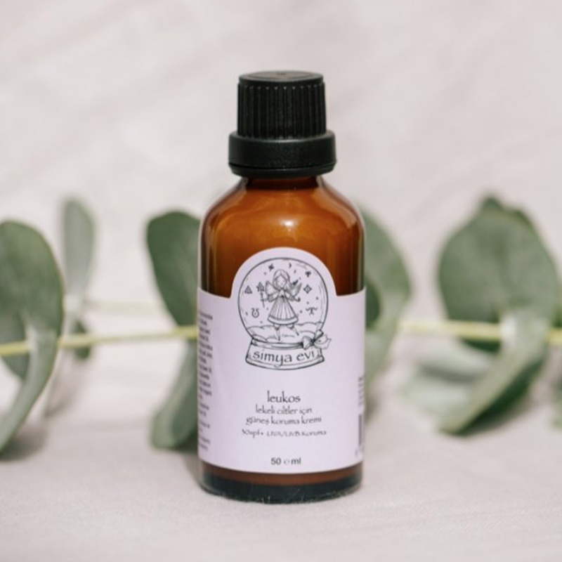 Simya Evi Leukos Lekeli Ciltler Için Güneş Koruma Kremi