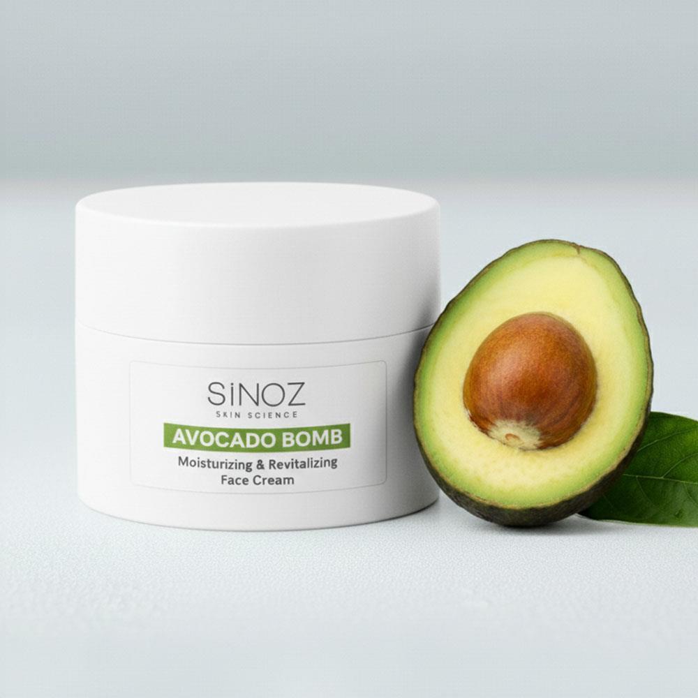 Sinoz Avocado Bomb Revitalizing Face Cream