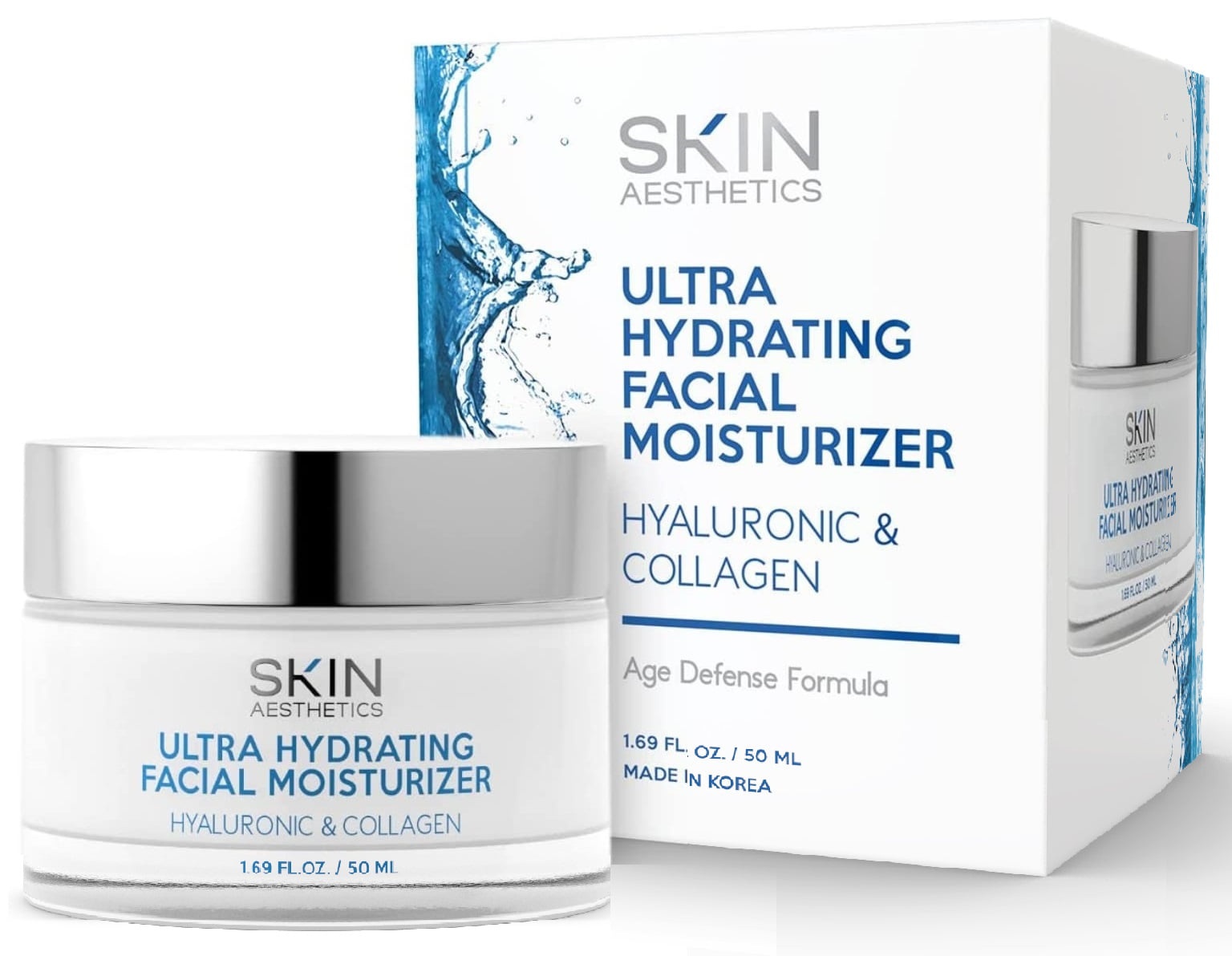 Skin Aesthetics Ultra Hydrating Facial Moisturizer Hyaluronic & Collagen