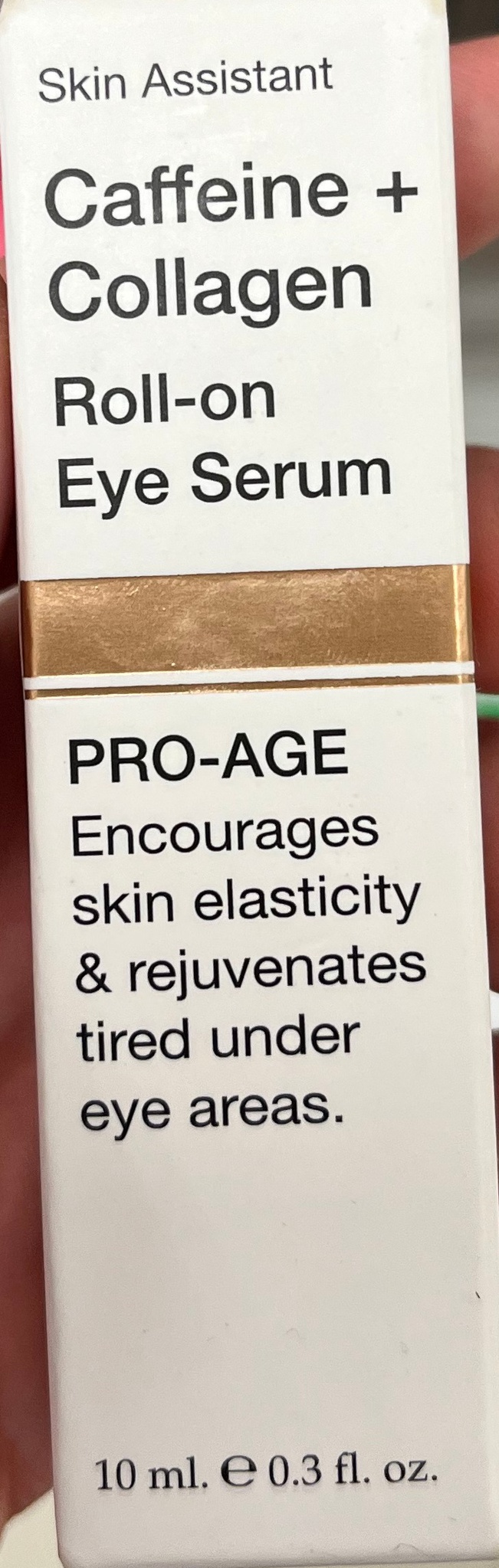 Skin Assistant Caffeine And Collagen Roll-on Eye Serum