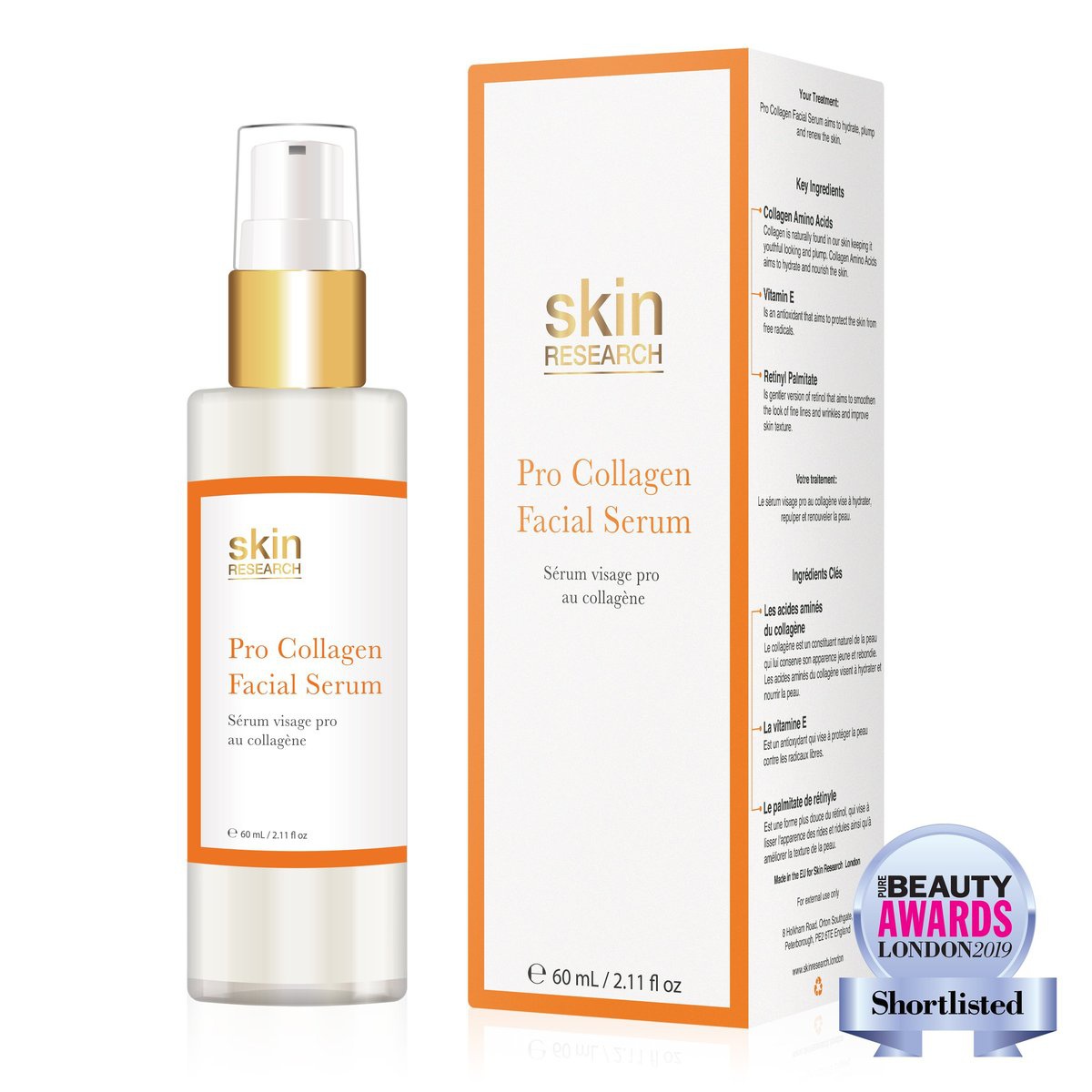Skin Research Pro Collagen Facial Serum
