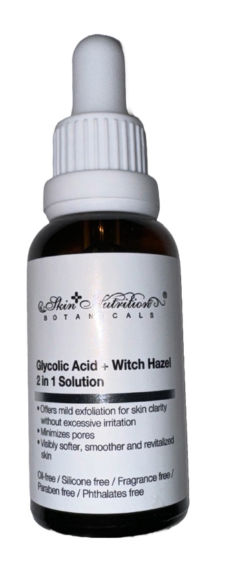 Skin nutrition botanicals Glycolic Acid + Witch Hazel 2 In 1 Solution