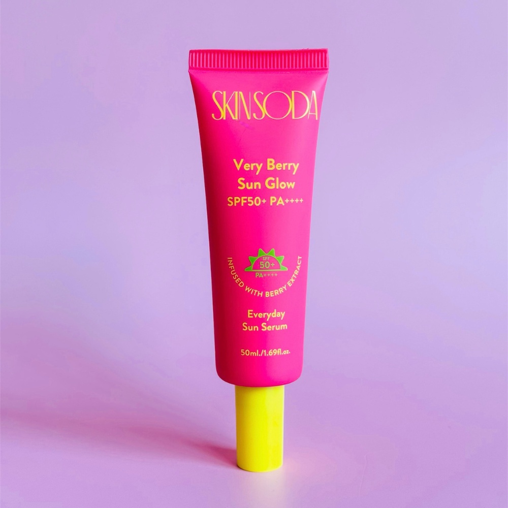 SkinSoda Very Berry Sun Glow SPF50+