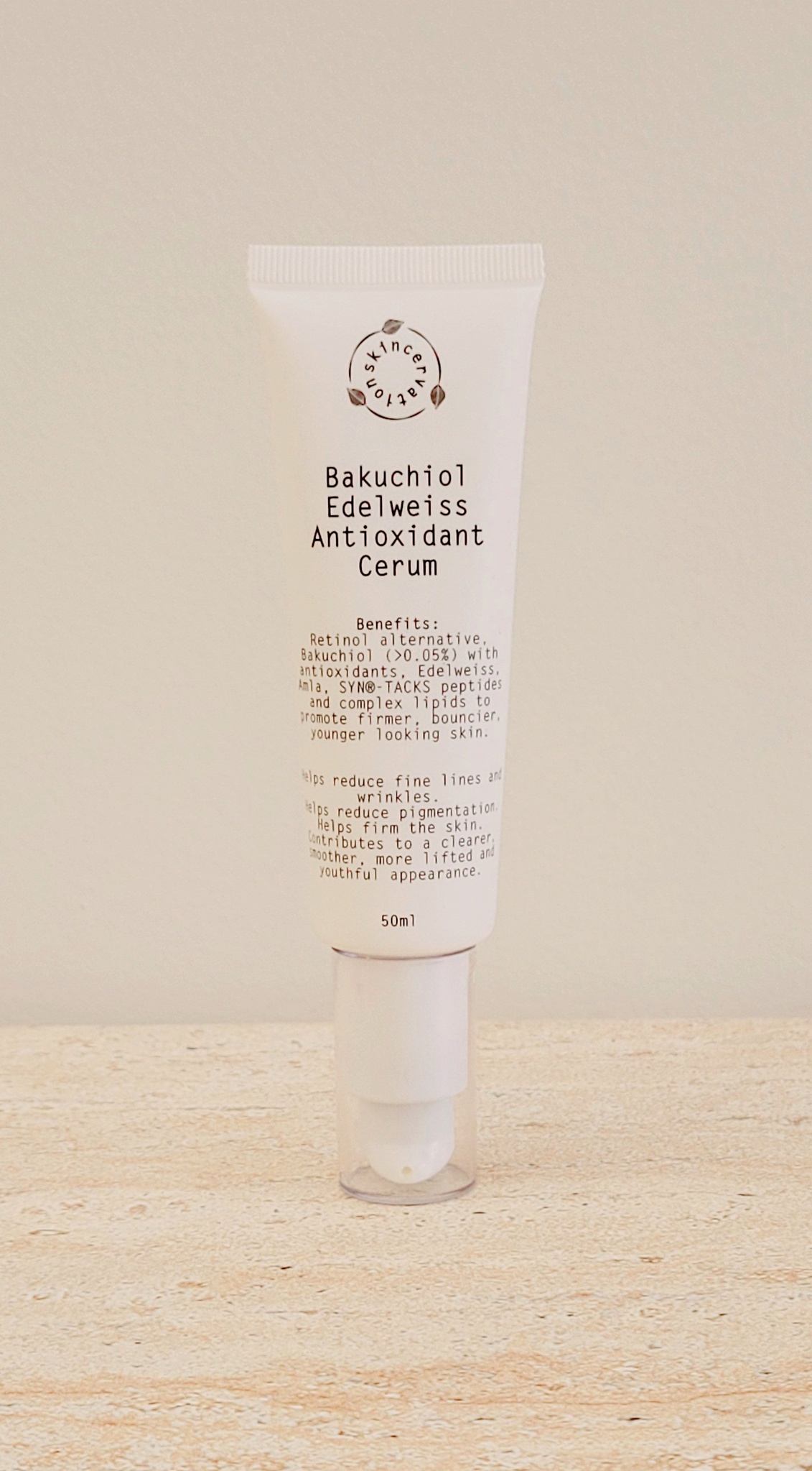 Skincervation Bakuchiol Edelweiss Antioxidant Cerum