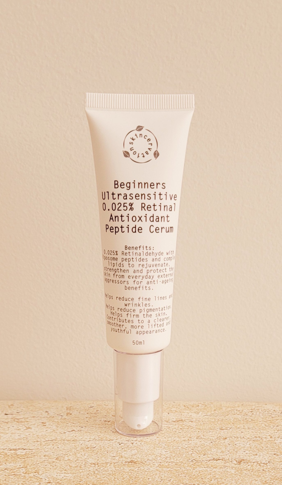 Skincervation Beginners Ultra-sensitive 0.025% Retinal Antioxidant Peptide Cerum